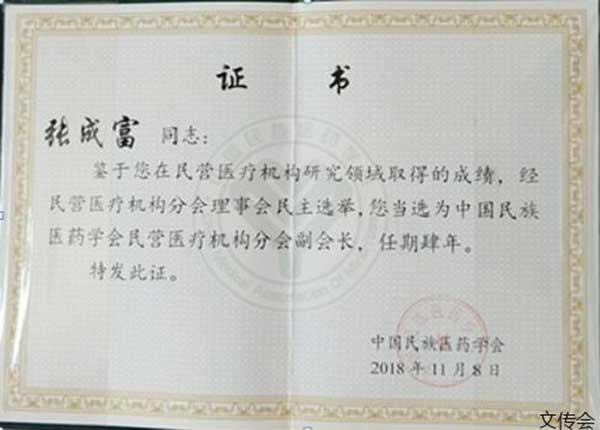 大医精诚  悬壶济世  武汉仁乐中医研究所所长张成富