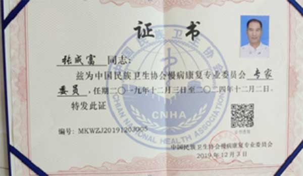 大医精诚  悬壶济世  武汉仁乐中医研究所所长张成富